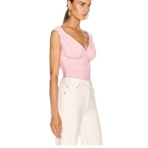 Norma Kamali Bubble Gum Tara Top